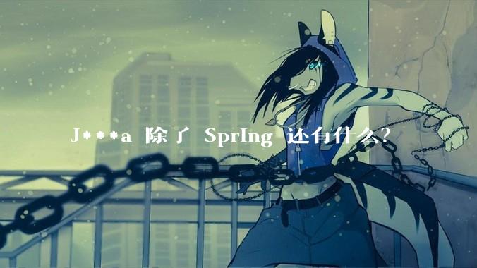 J***a 除了 Spring 还有什么？