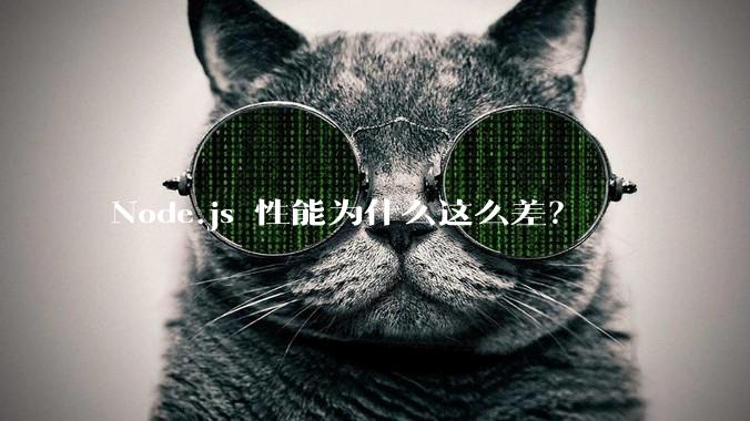 Node.js 性能为什么这么差？