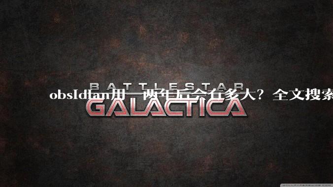 obsidian用一两年后会有多大？全文搜索还快吗？